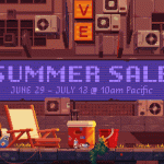 Steam's promotional artwork for their 2023 summer sale