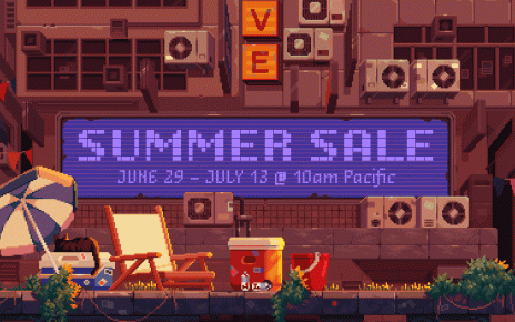 Steam's promotional artwork for their 2023 summer sale
